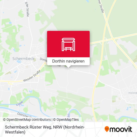 Schermbeck Rüster Weg Karte