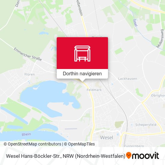 Wesel Hans-Böckler-Str. Karte