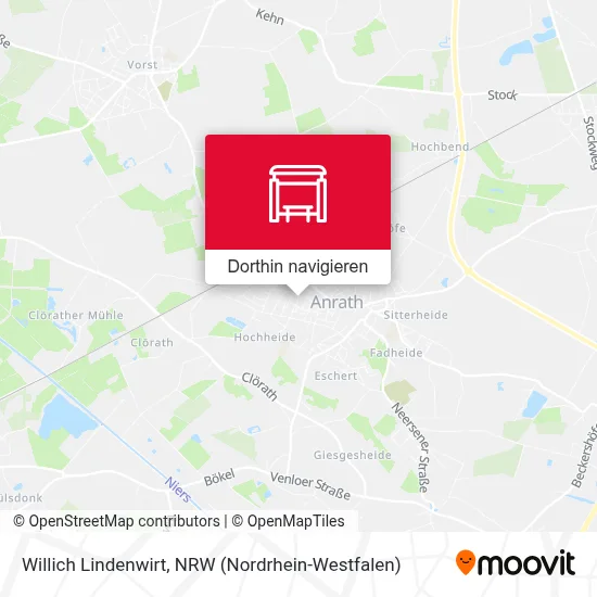 Willich Lindenwirt Karte