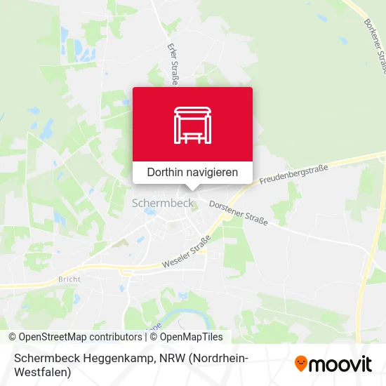Schermbeck Heggenkamp Karte