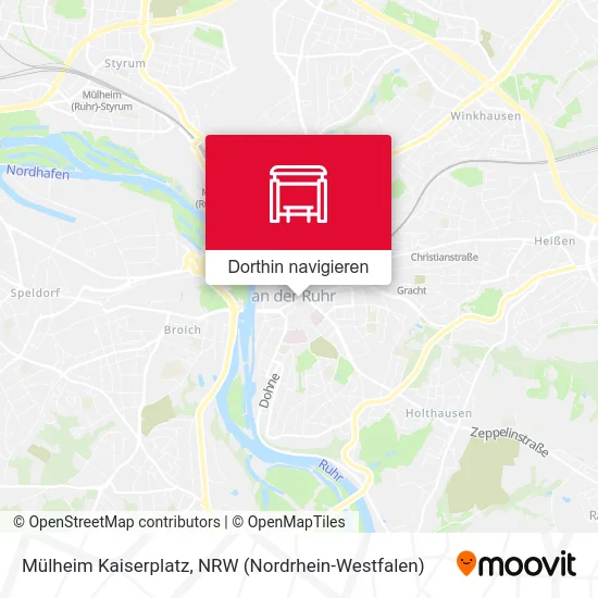 Mülheim Kaiserplatz Karte