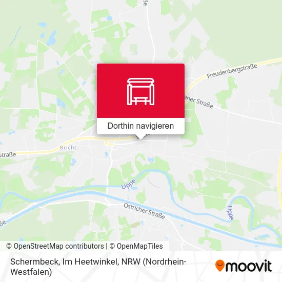 Schermbeck, Im Heetwinkel Karte