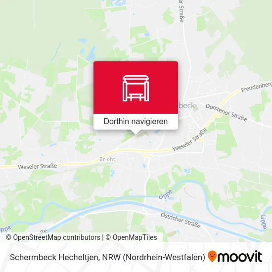 Schermbeck Hecheltjen Karte