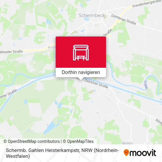 Schermb. Gahlen Heisterkampstr Karte