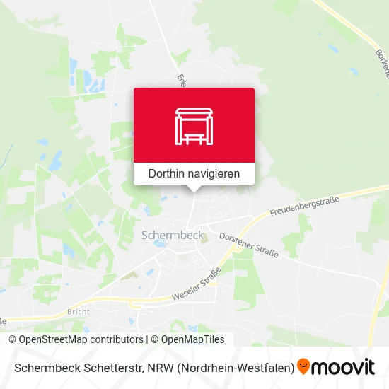 Schermbeck Schetterstr Karte