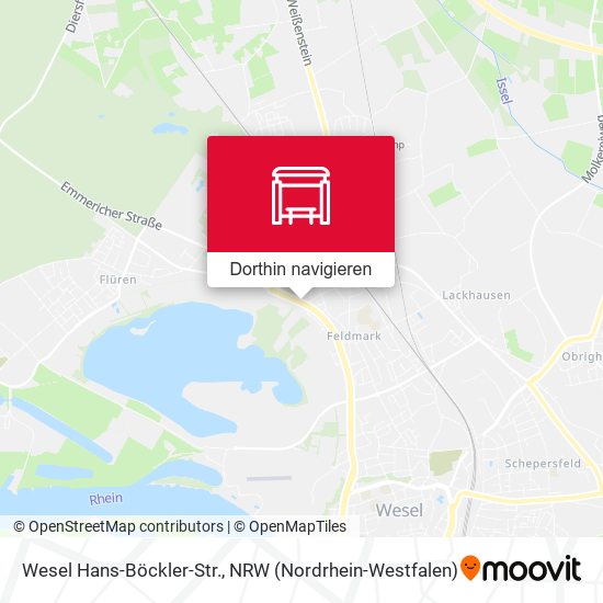 Wesel Hans-Böckler-Str. Karte