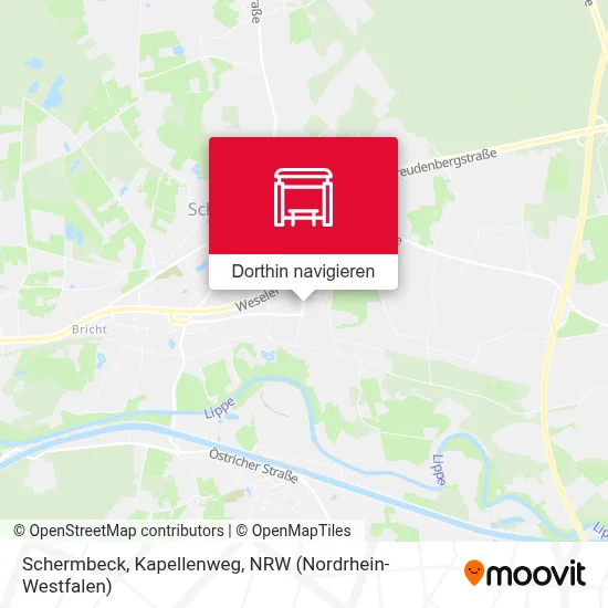 Schermbeck, Kapellenweg Karte