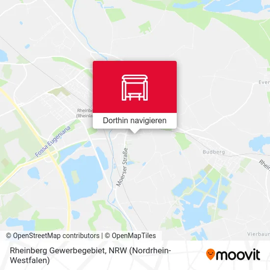 Rheinberg Gewerbegebiet Karte