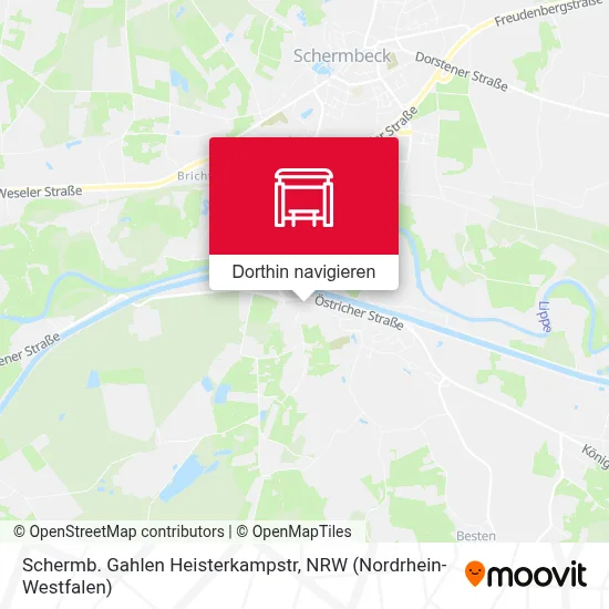 Schermb. Gahlen Heisterkampstr Karte