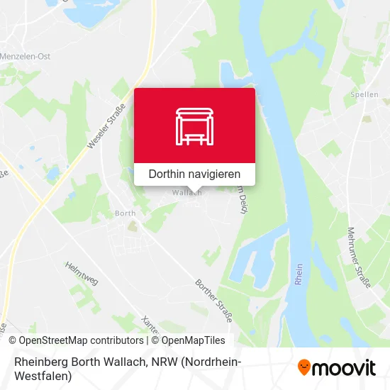 Rheinberg Borth Wallach Karte