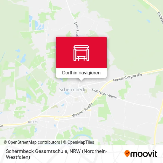 Schermbeck Gesamtschule Karte