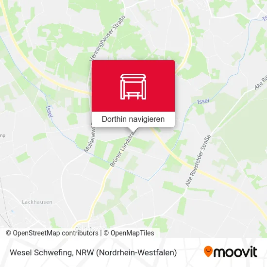 Wesel Schwefing Karte