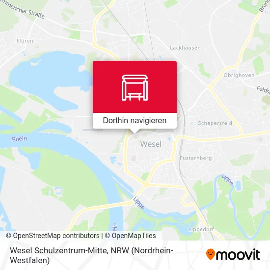 Wesel Schulzentrum-Mitte Karte