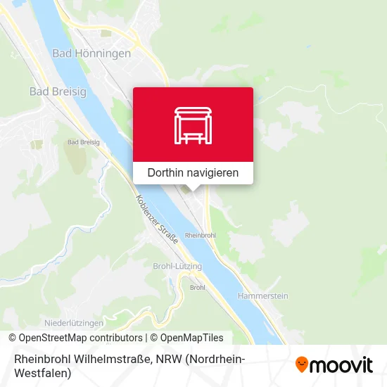 Rheinbrohl Wilhelmstraße Karte