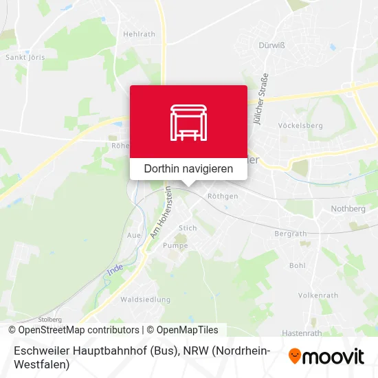 Eschweiler Hauptbahnhof (Bus) Karte