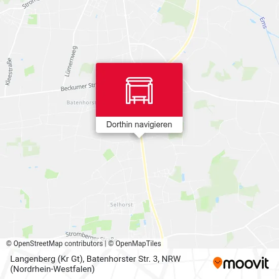 Langenberg (Kr Gt), Batenhorster Str. 3 Karte