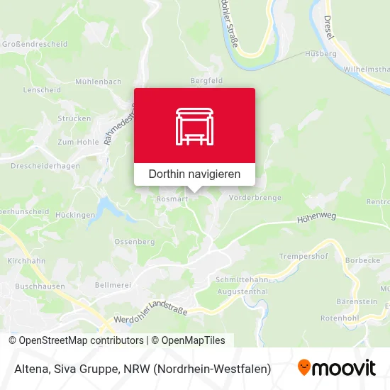 Altena, Siva Gruppe Karte