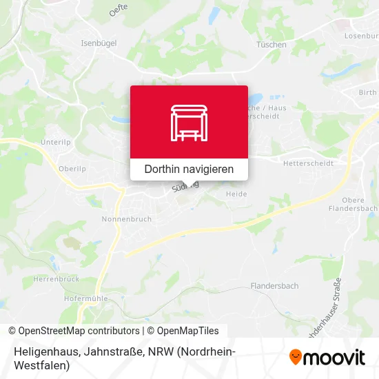 Heligenhaus, Jahnstraße Karte