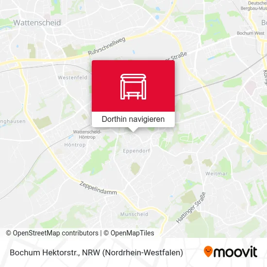 Bochum Hektorstr. Karte