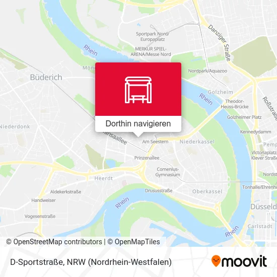 D-Sportstraße Karte