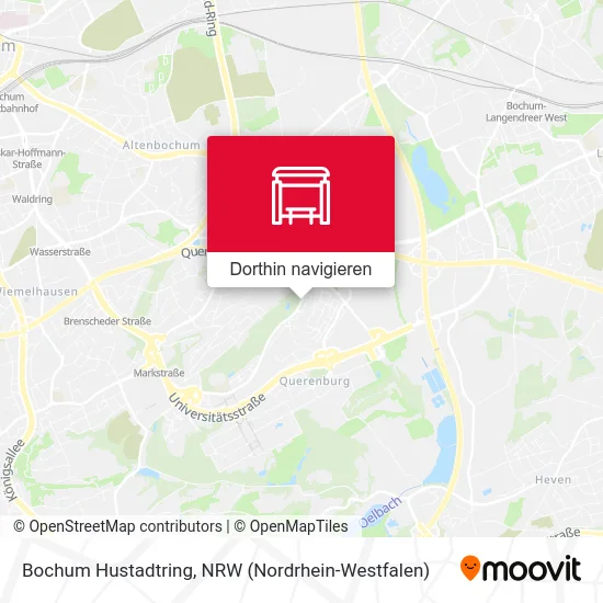 Bochum Hustadtring Karte