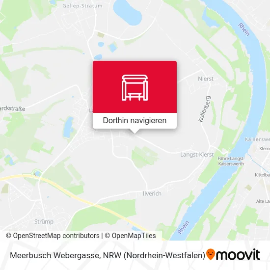 Meerbusch Webergasse Karte