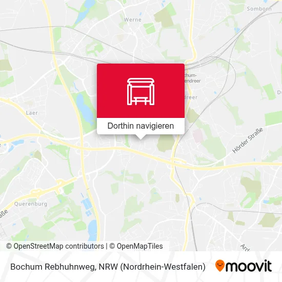 Bochum Rebhuhnweg Karte