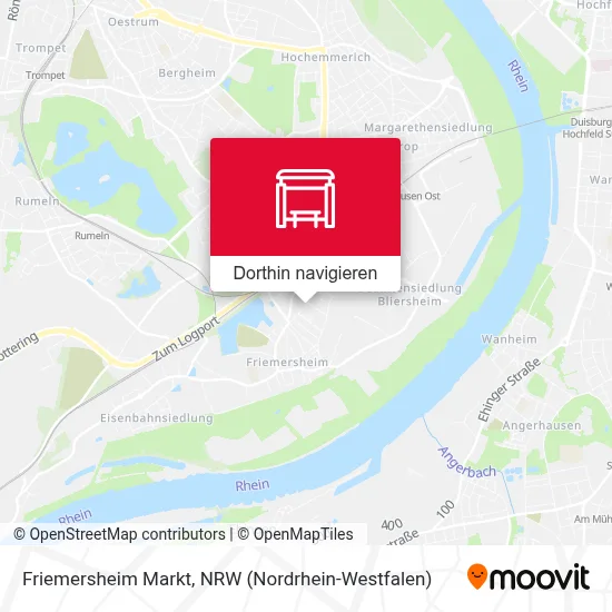 Friemersheim Markt Karte