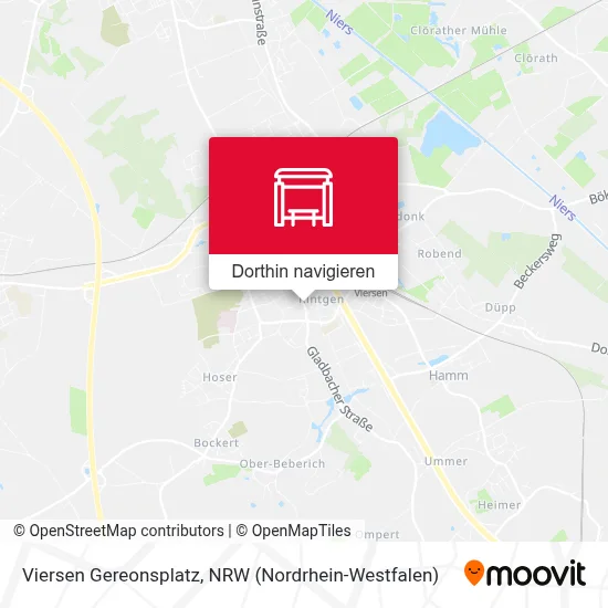 Viersen Gereonsplatz Karte