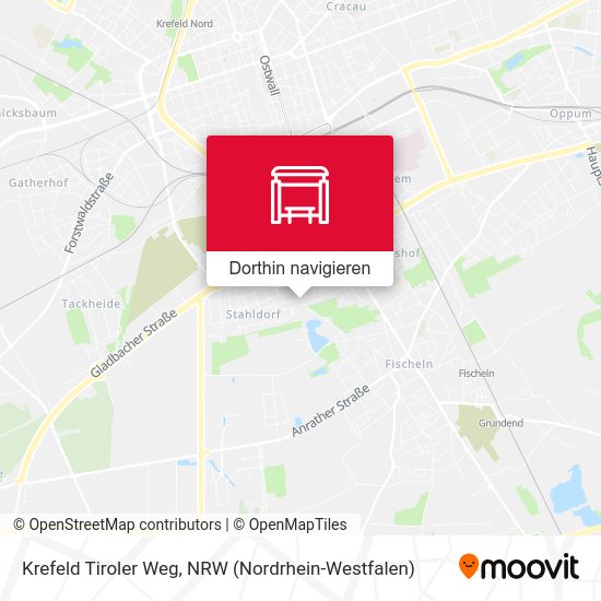 Krefeld Tiroler Weg Karte