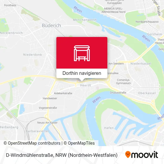 D-Windmühlenstraße Karte