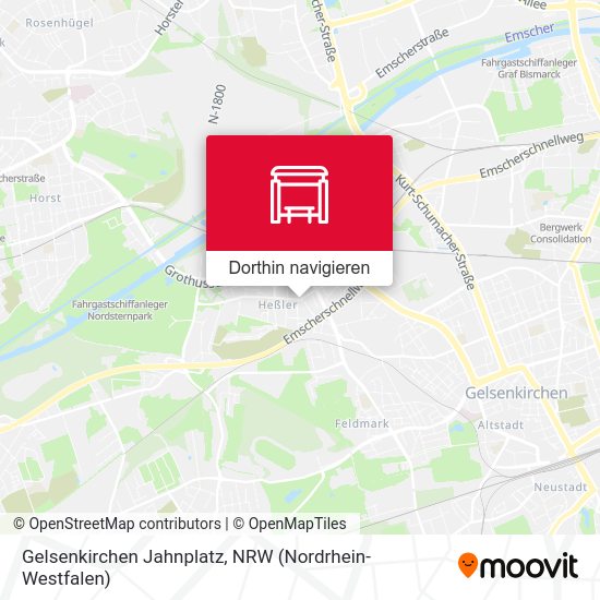 Gelsenkirchen Jahnplatz Karte