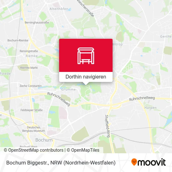 Bochum Biggestr. Karte