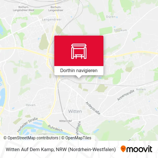 Witten Auf Dem Kamp Karte