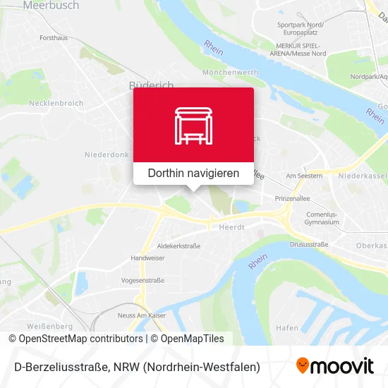 D-Berzeliusstraße Karte