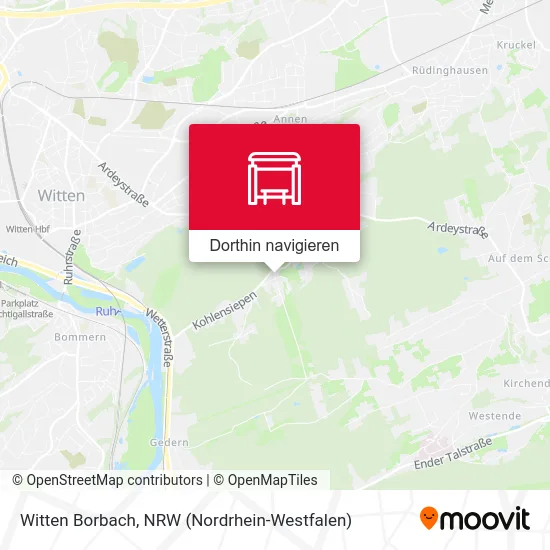 Witten Borbach Karte