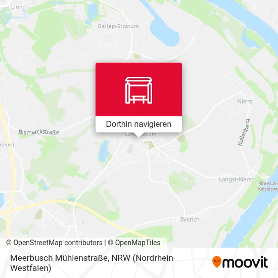 Meerbusch Mühlenstraße Karte