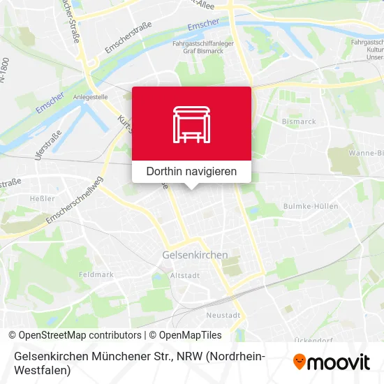 Gelsenkirchen Münchener Str. Karte