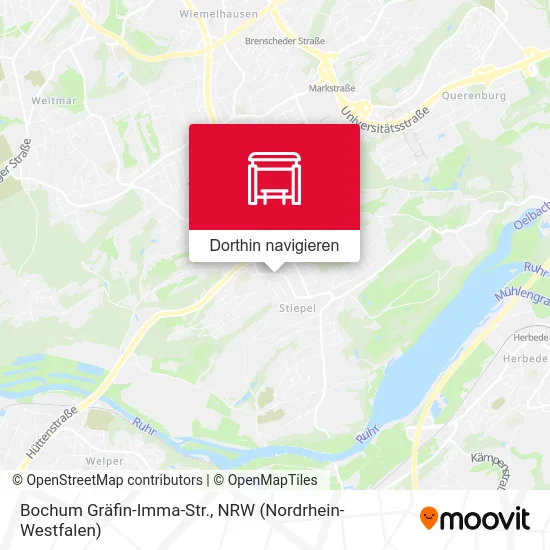 Bochum Gräfin-Imma-Str. Karte