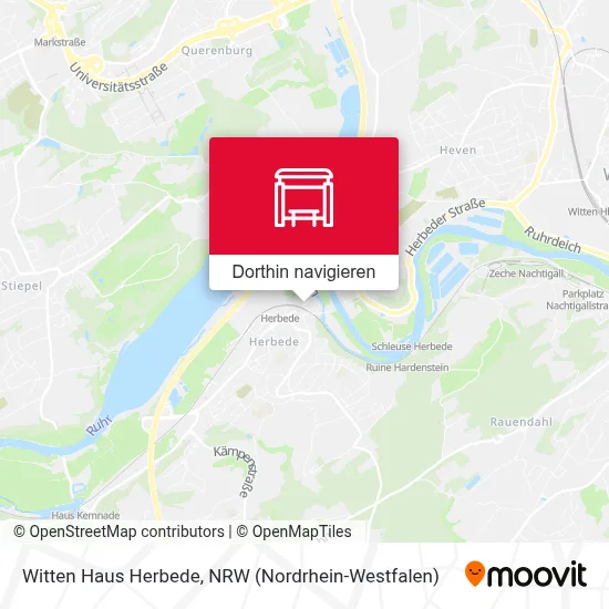 Witten Haus Herbede Karte