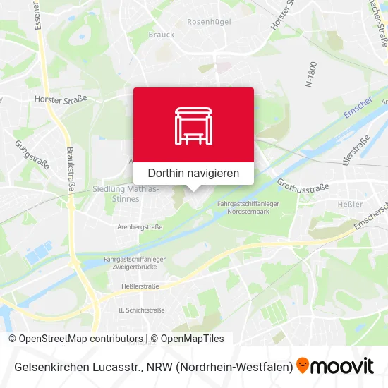 Gelsenkirchen Lucasstr. Karte