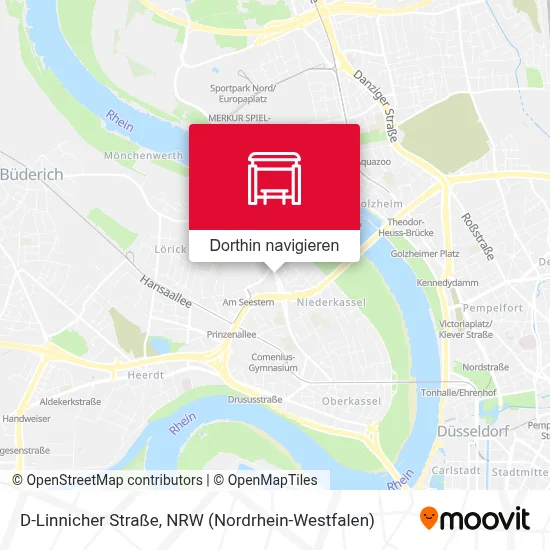 D-Linnicher Straße Karte