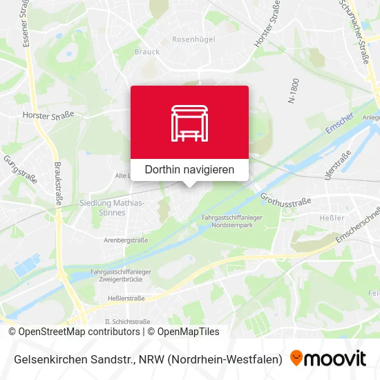 Gelsenkirchen Sandstr. Karte