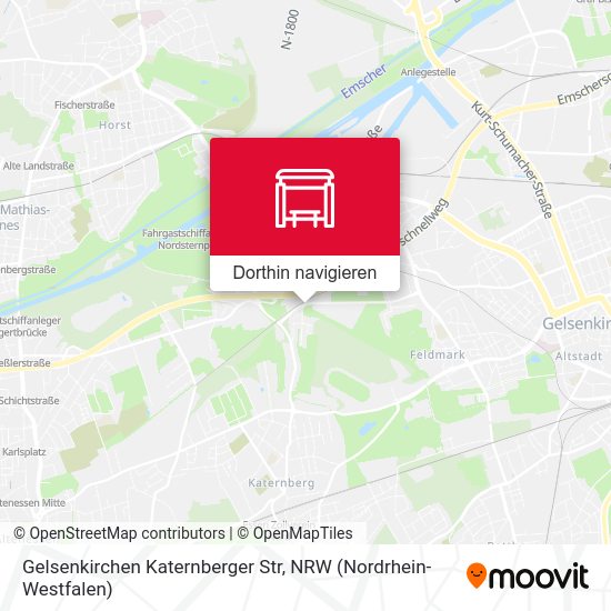 Gelsenkirchen Katernberger Str Karte