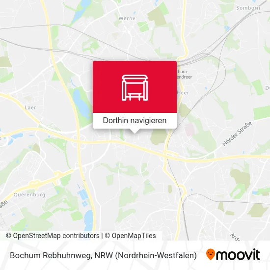 Bochum Rebhuhnweg Karte