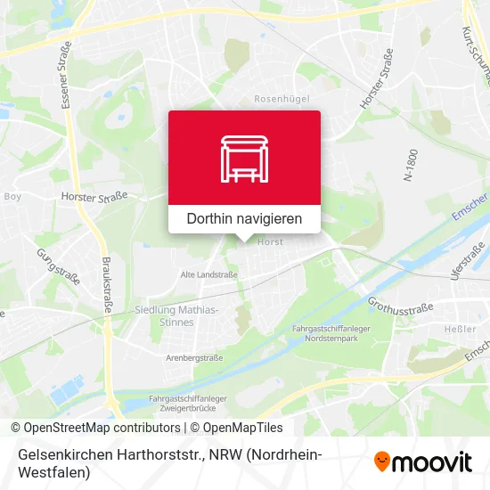 Gelsenkirchen Harthorststr. Karte