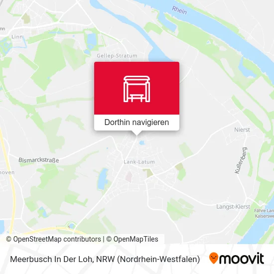 Meerbusch In Der Loh Karte