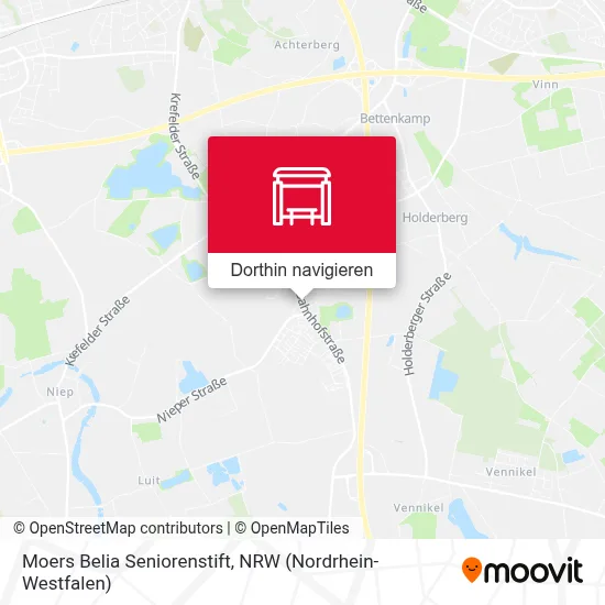 Moers Belia Seniorenstift Karte