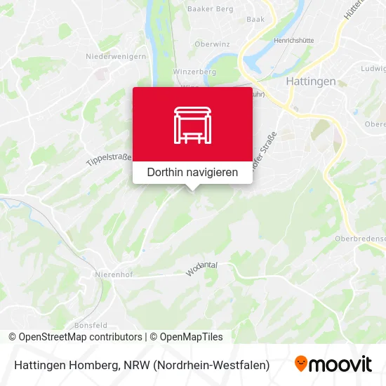 Hattingen Homberg Karte