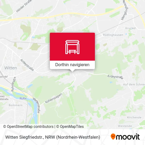 Witten Siegfriedstr. Karte